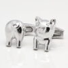 Silver Pig Cufflinks 1 of 1