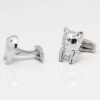 Silver Pig Cufflinks Gallery 1 of 1