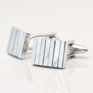 Blue Mother of Pearl Cufflinks 1 of 1 1