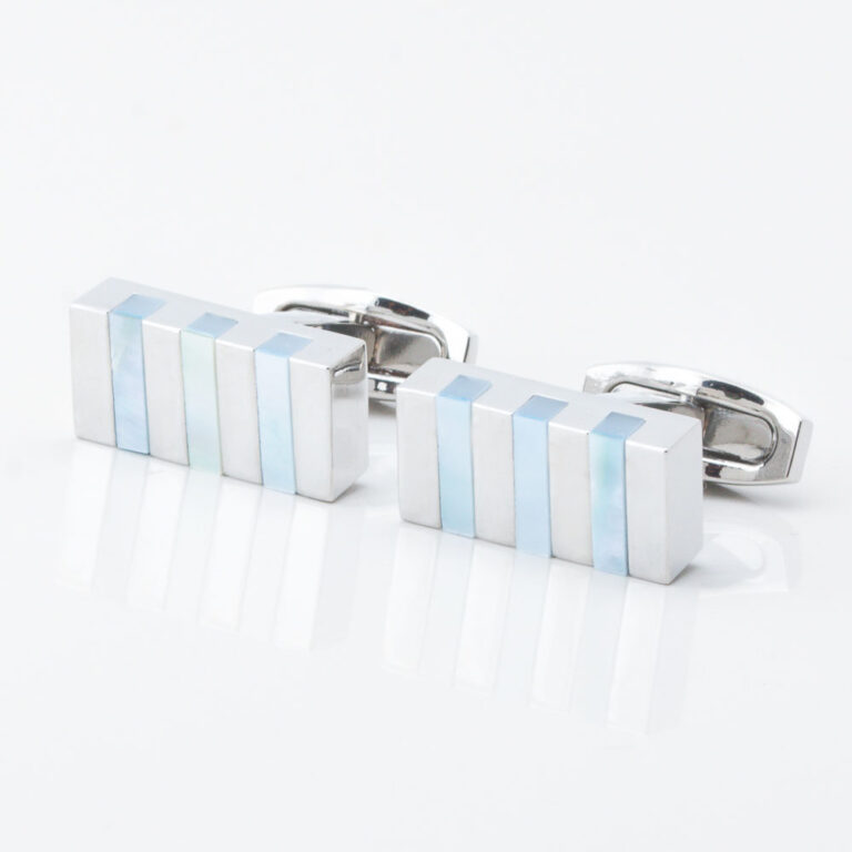 Blue Mother of Pearl Cufflinks Gallery