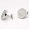 Personalised Silver Sixpence Cufflinks Gallery 1 of 1