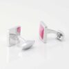 Pink Cats Eye Cufflinks Gallery 4330