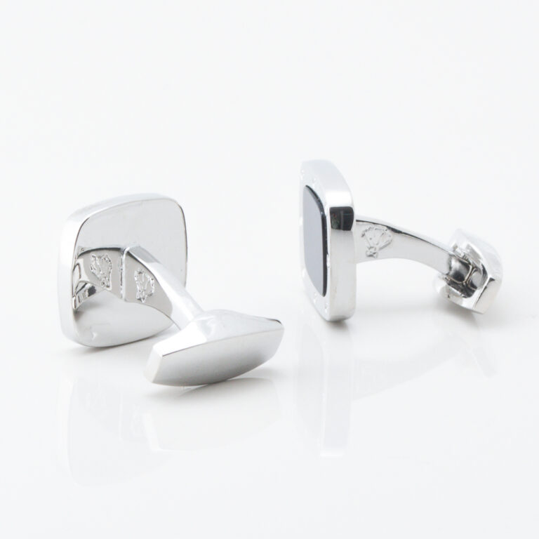 Square Onyx Port Hole Cufflinks Gallery
