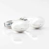Sterling Silver Rugby Ball Cufflinks 4243