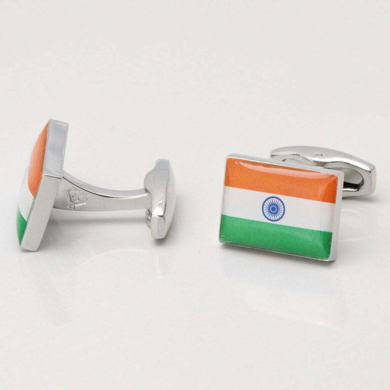 INDIAN FLAG CUFFLINKS GALLERY 1 of 1