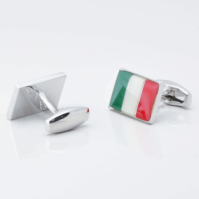 Italian Flag Cufflinks Gallery 2777