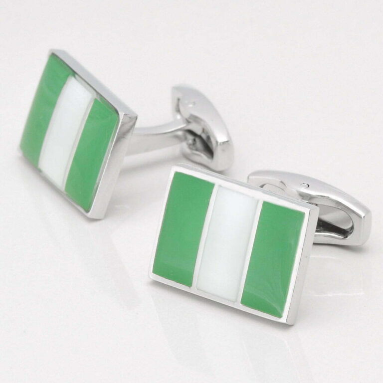 Nigerian Flag Cuffinks 1 of 1