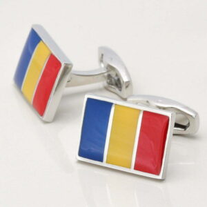 Romanian Flag Cufflinks 1 of 1