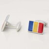 Romanian Flag Cufflinks Gallery 1 of 1