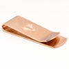 Rose Gold Engraved Money Clip Gallery 1 of 1