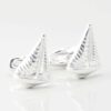 Sterling Silver Sailing Boat Cufflinks 4137