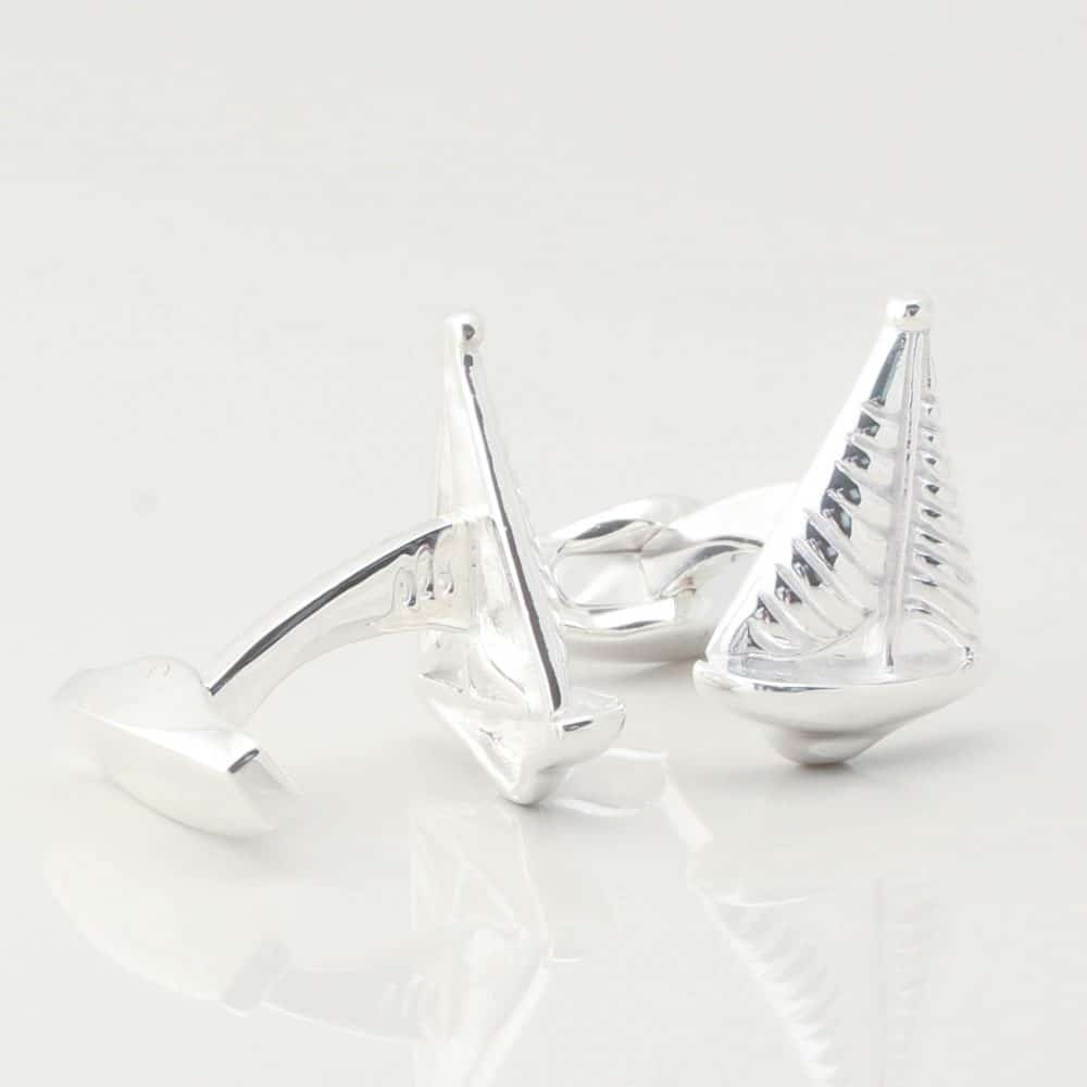 Sterling Silver Sailing Boat Cufflinks Gallery 4140
