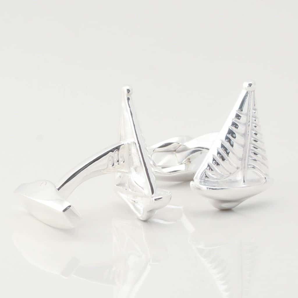 Sterling Silver Sailing Boat Cufflinks Gallery 4140