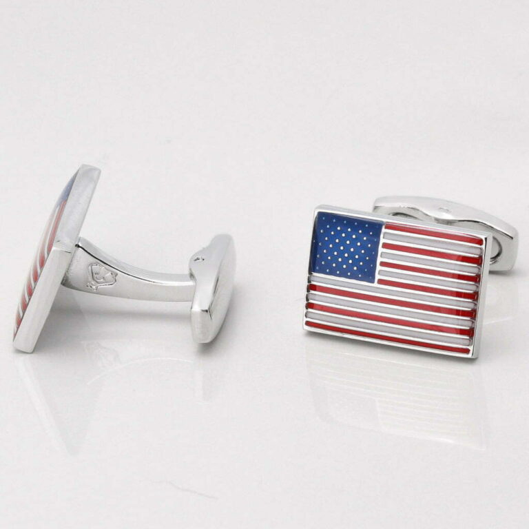 U.S.A Flag Cufflinks Gallery 1 of 1