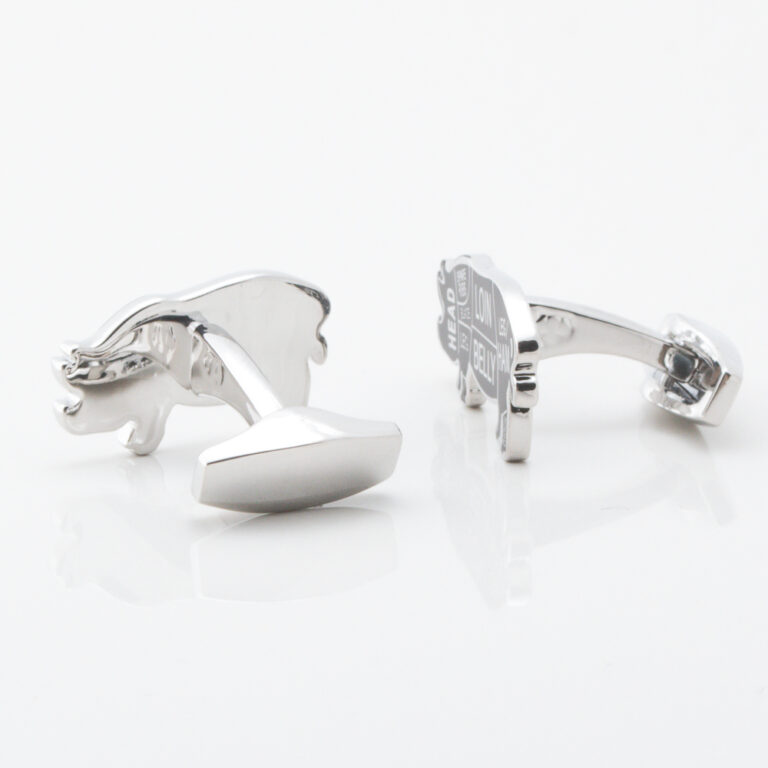 Butchers Cuts of Pork Pig Cufflinks Gallery 2