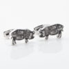 Butchers Cuts of Pork Pig Cufflinks Gallery