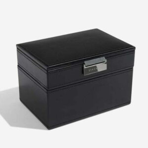 Black Cufflink Watch Box