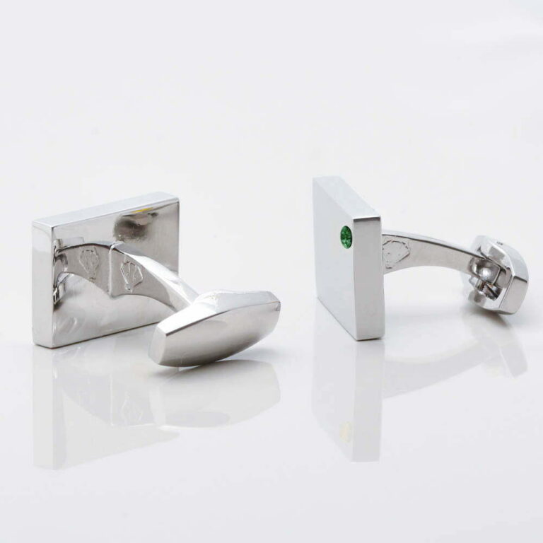 Birthstone Topaz Cufflinks Gallery emerald