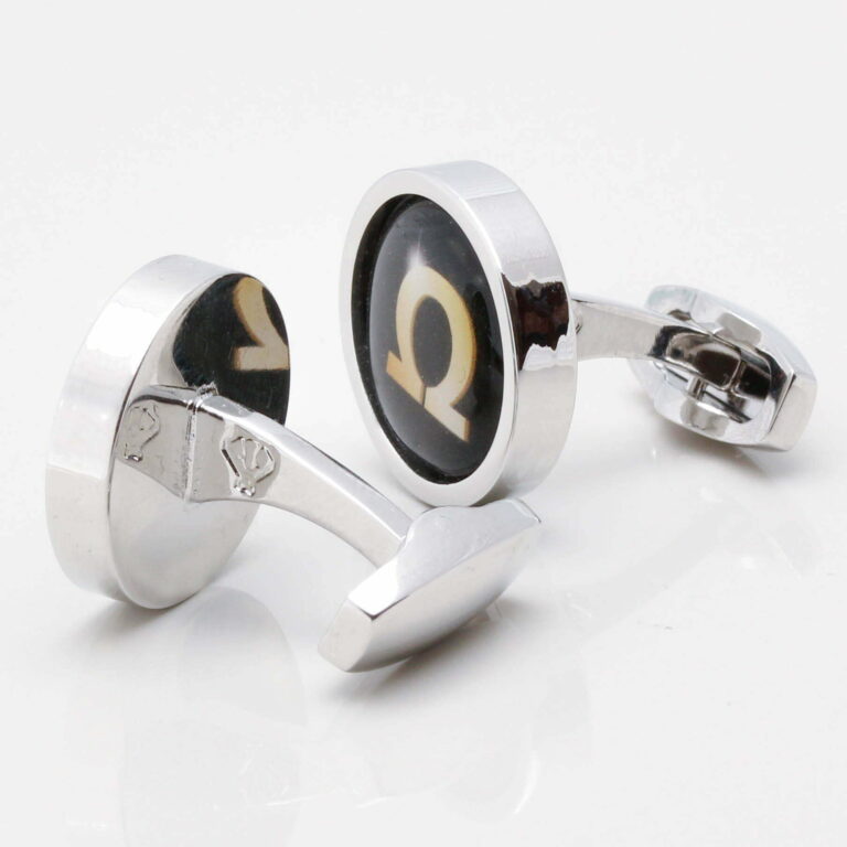 Personalised Greek Letter Cufflinks Gallery 2 1 of 1