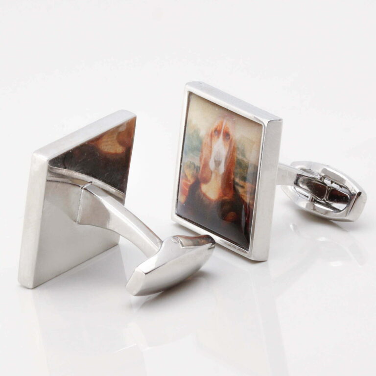 Personalised Pet Portrait Cufflinks Gallery 1 of 1