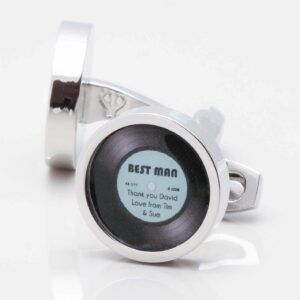 Personalised Record Cufflinks 1 of 1