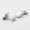 Square Mother of Pearl Port Hole Cufflinks Gallery 1 of 1