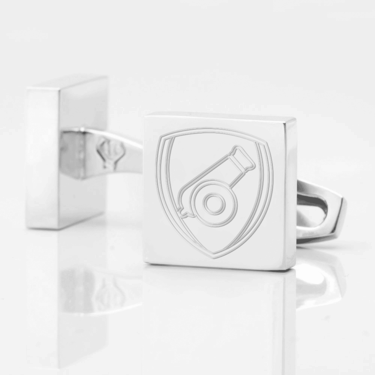 Arsenal Silver Cufflinks