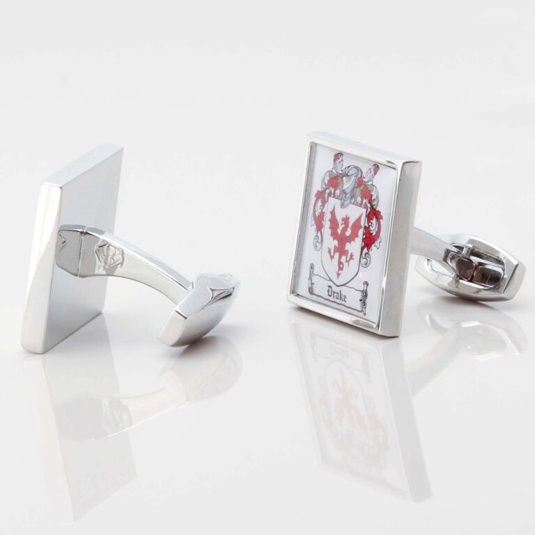 Personalised Family Crest Photo Cufflinks Gallery 1 of 1