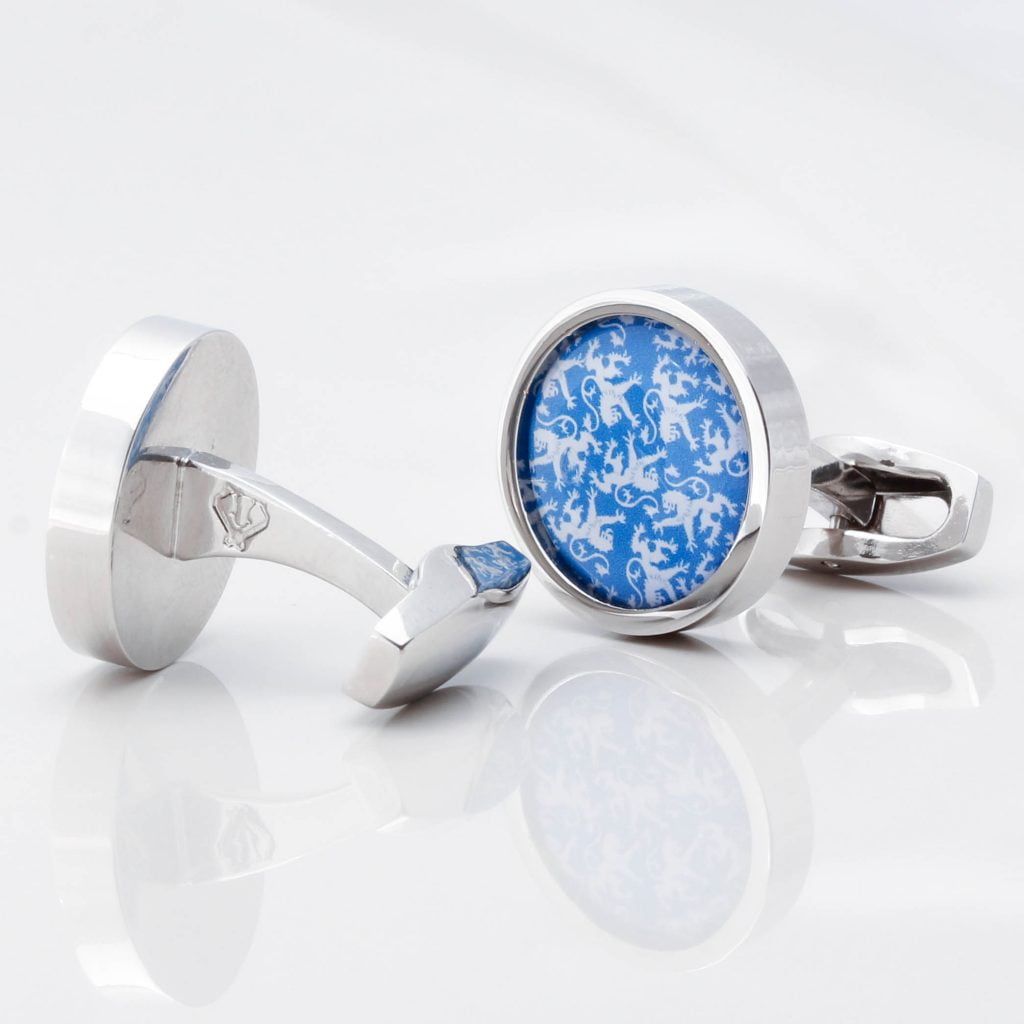 Scottish Lion Pattern Cufflinks Gallery 1 of 1