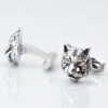 Silver Tiger Head Cufflinks Gallery 1 of 1 copy