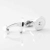 Sterling Silver Button Cufflinks Gallery 4174