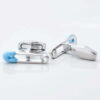Blue Baby Safety Pin Cufflinks Gallery 2 1 of 1