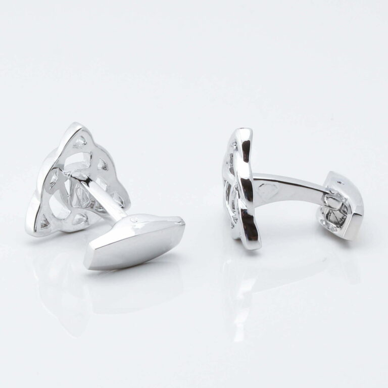 Celtic Infinity Knot Triangular Shaped Cufflinks Gallery 2947