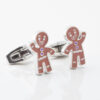 Gingerbread Man Cufflinks
