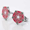 Lancashire Rose Cufflinks 1 of 1