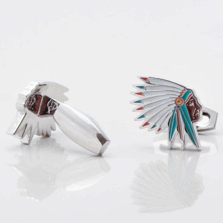 Native American Indian Chief Cufflinks Gallery 2