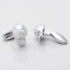 Silver Baseball Cufflinks Gallery 2