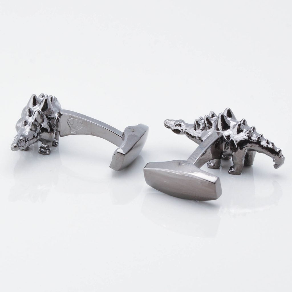 Stegosaurus Dinosaur Cufflinks Gallery 1 of 1