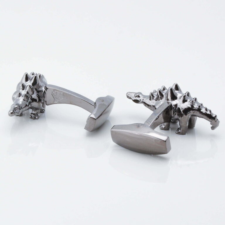 Stegosaurus Dinosaur Cufflinks Gallery 1 of 1