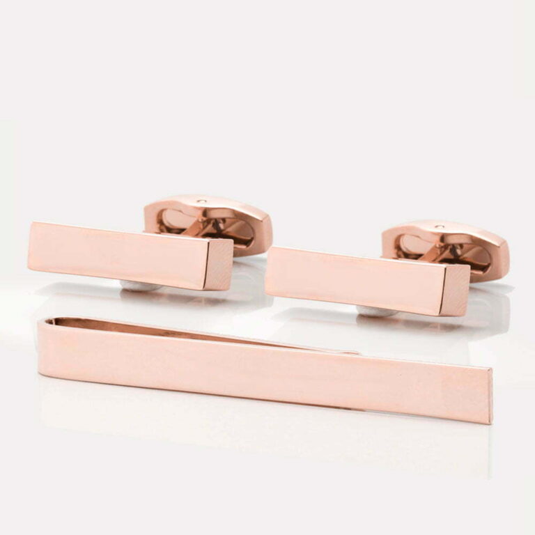 TIE BAR SETS3 bar rose