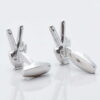 V Sign Cufflinks Gallery 2 1 of 1