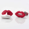 Red Lip Cufflinks Gallery 2 1 of 1