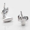 Middle Finger Cufflinks Gallery 2 1 of 1
