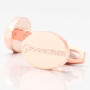 personalised groomsman rose gold engraved cufflinks