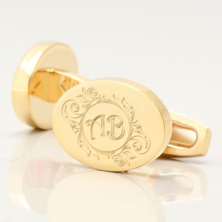 2 GOLD OVAL ORNAMENTAL 1