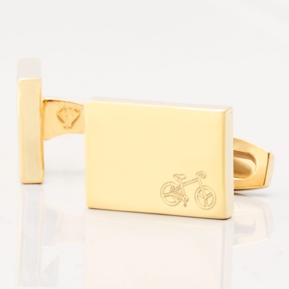 Bicycle Rectangle Gold
