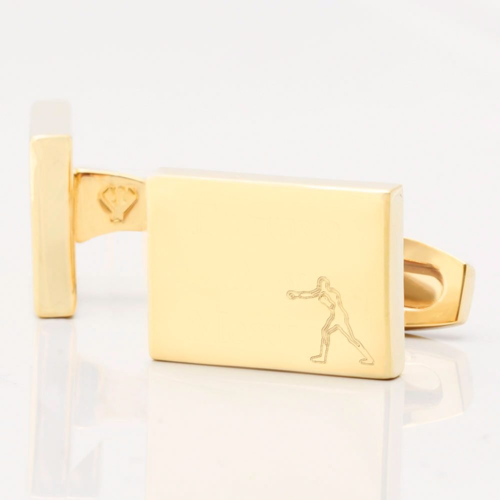 Boxing Punch Rectangle Gold