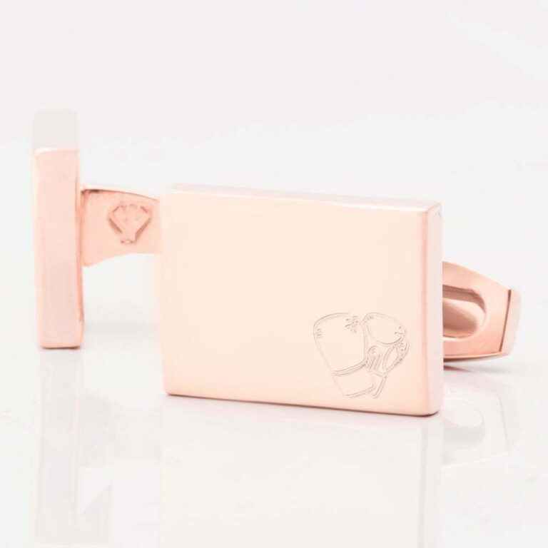 Boxing Rectangle Rose Gold