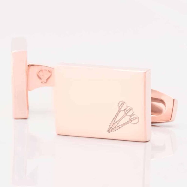 Darts Rectangle Rose Gold 1