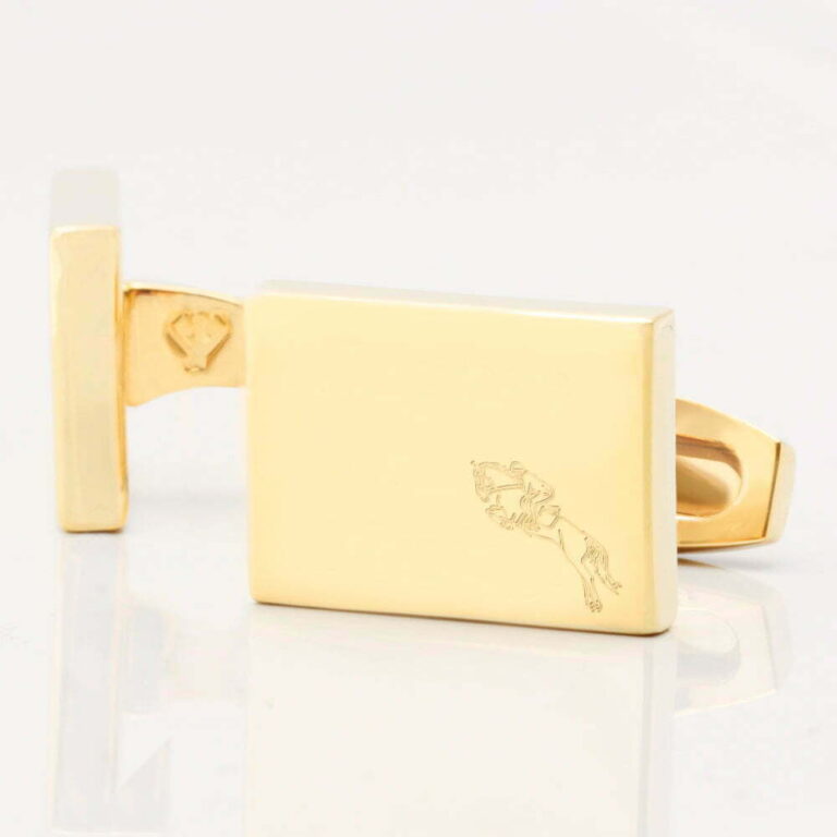 Equestrian Rectangle Gold